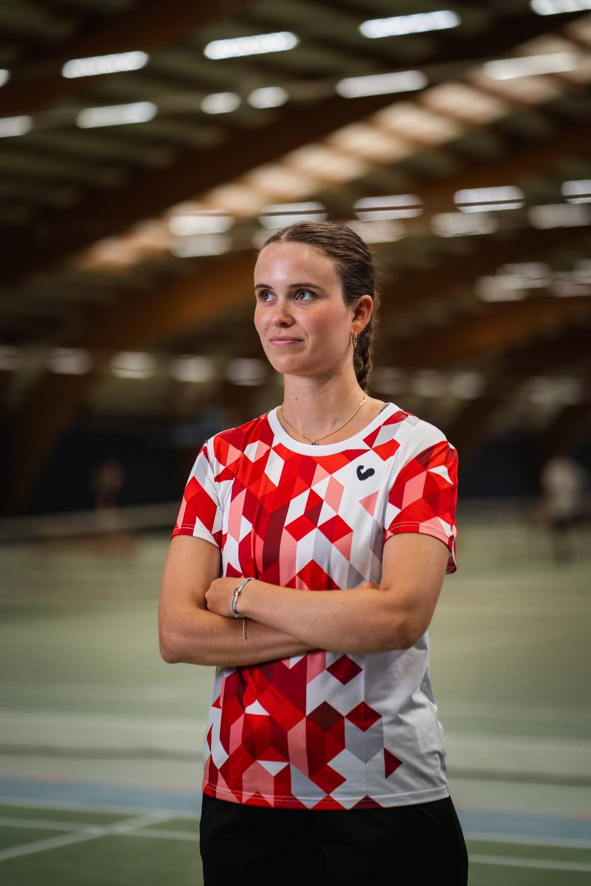 Shirt Red Squares - Women